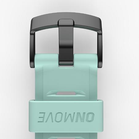 Годинник для бігу ONmove 500 з GPS та наручний датчик частоти пульсу - Зелений