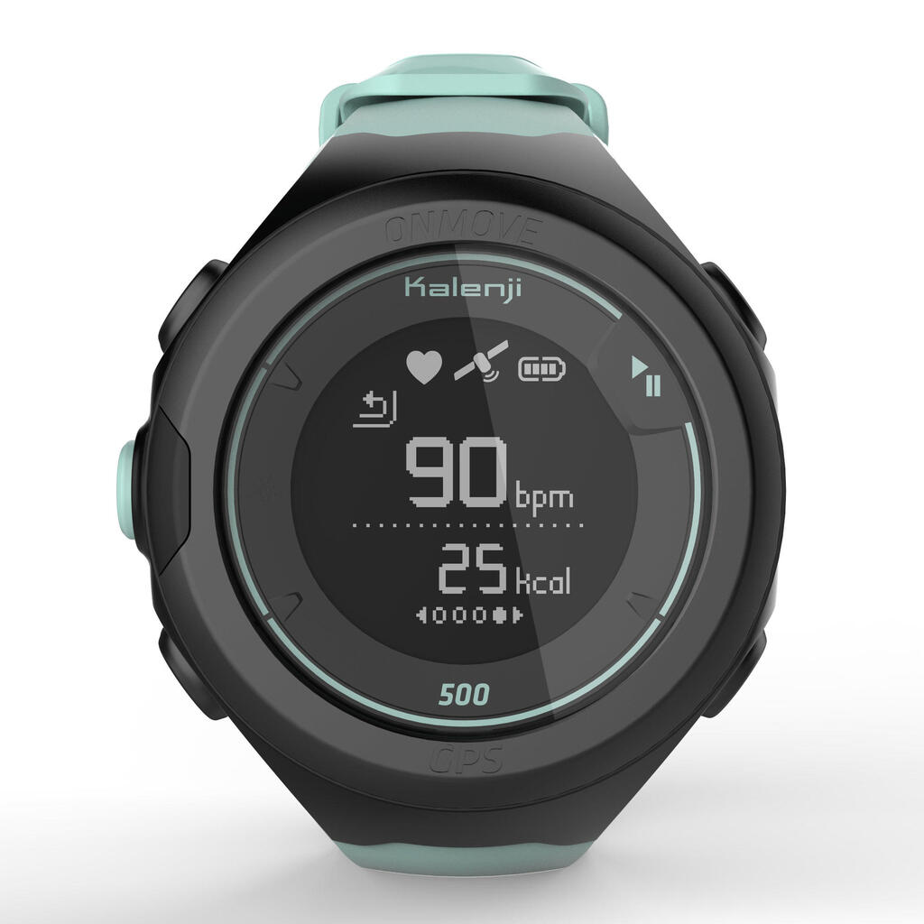 ONmove 500 GPS running watch and wrist heart rate monitor - sea green