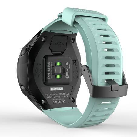 Годинник для бігу ONmove 500 з GPS та наручний датчик частоти пульсу - Зелений