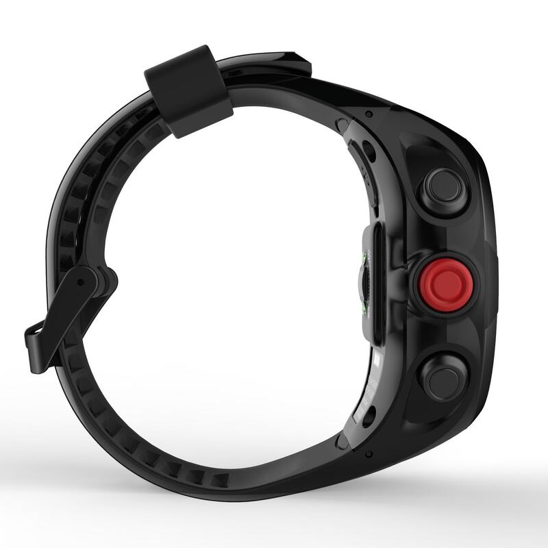 ONmove 500 GPS running watch and wrist heart rate monitor black