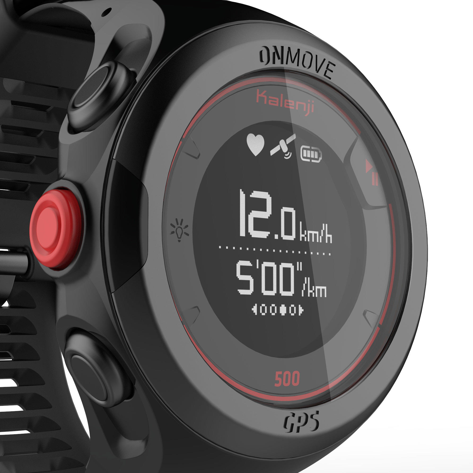 ONmove 500 GPS running watch and wrist 