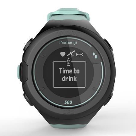 Годинник для бігу ONmove 500 з GPS та наручний датчик частоти пульсу - Зелений