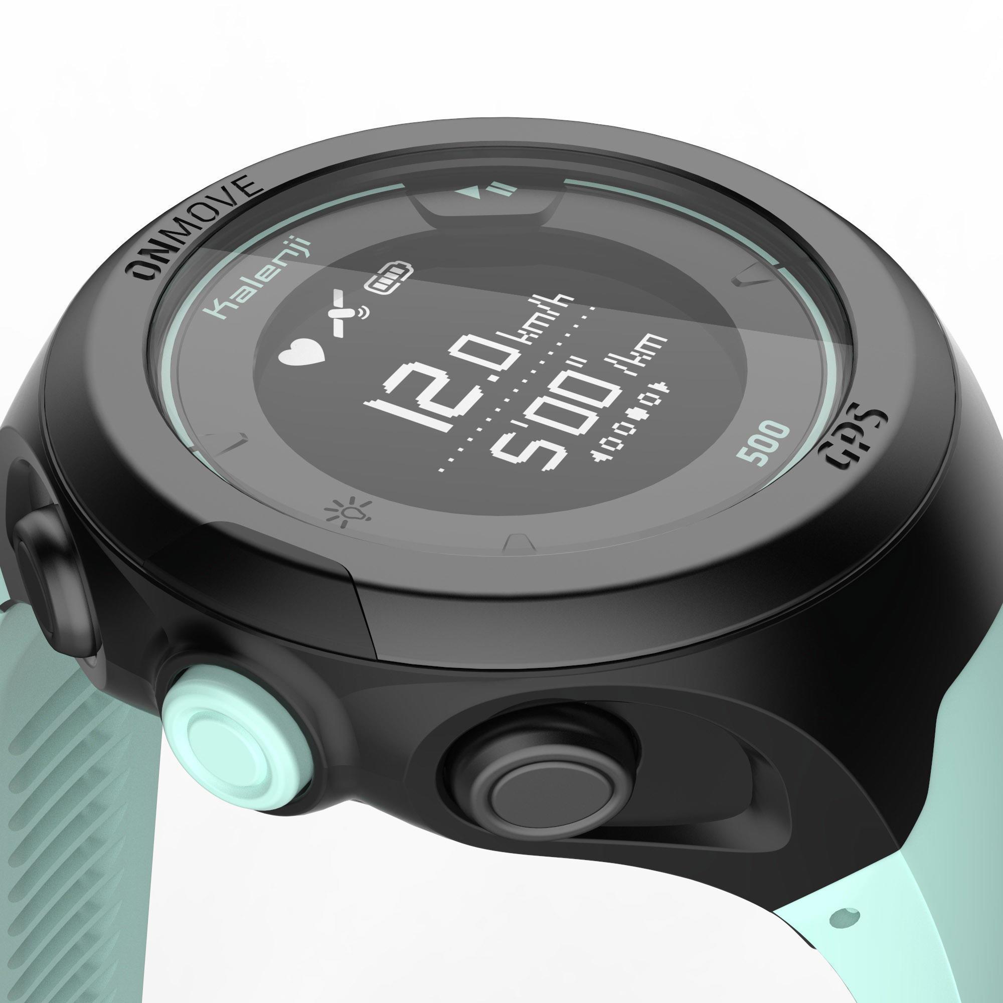 Montre de running GPS et cardio au poignet ONmove 500 noire