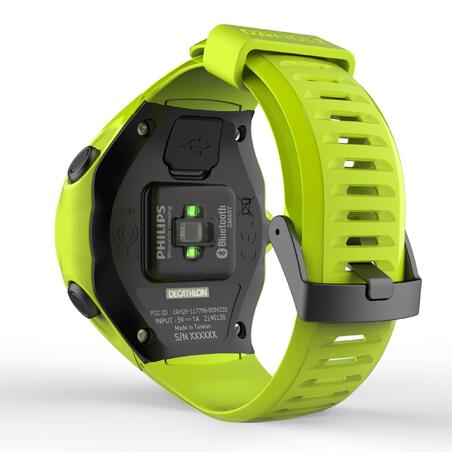 Годинник для бігу ONmove 500 з GPS та наручний датчик частоти пульсу - Жовтий