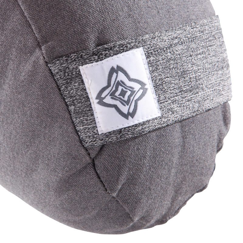 Yoga & Meditation Zafu Cushion Mottled Grey Decathlon