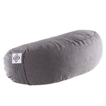 Yoga Meditation Zafu Cushion Mottled Grey Domyos By Decathlon