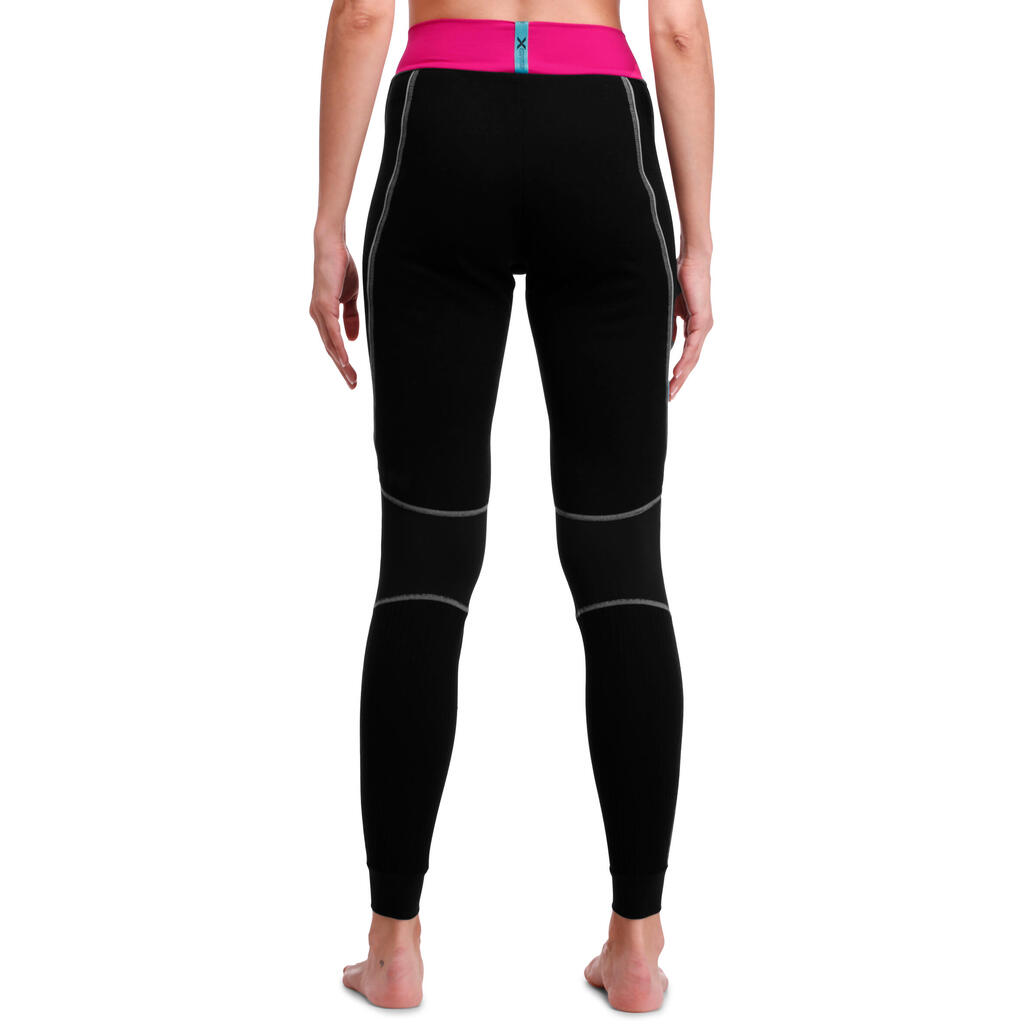 Skiunterwäsche Skihose XWarm Damen schwarz blau 