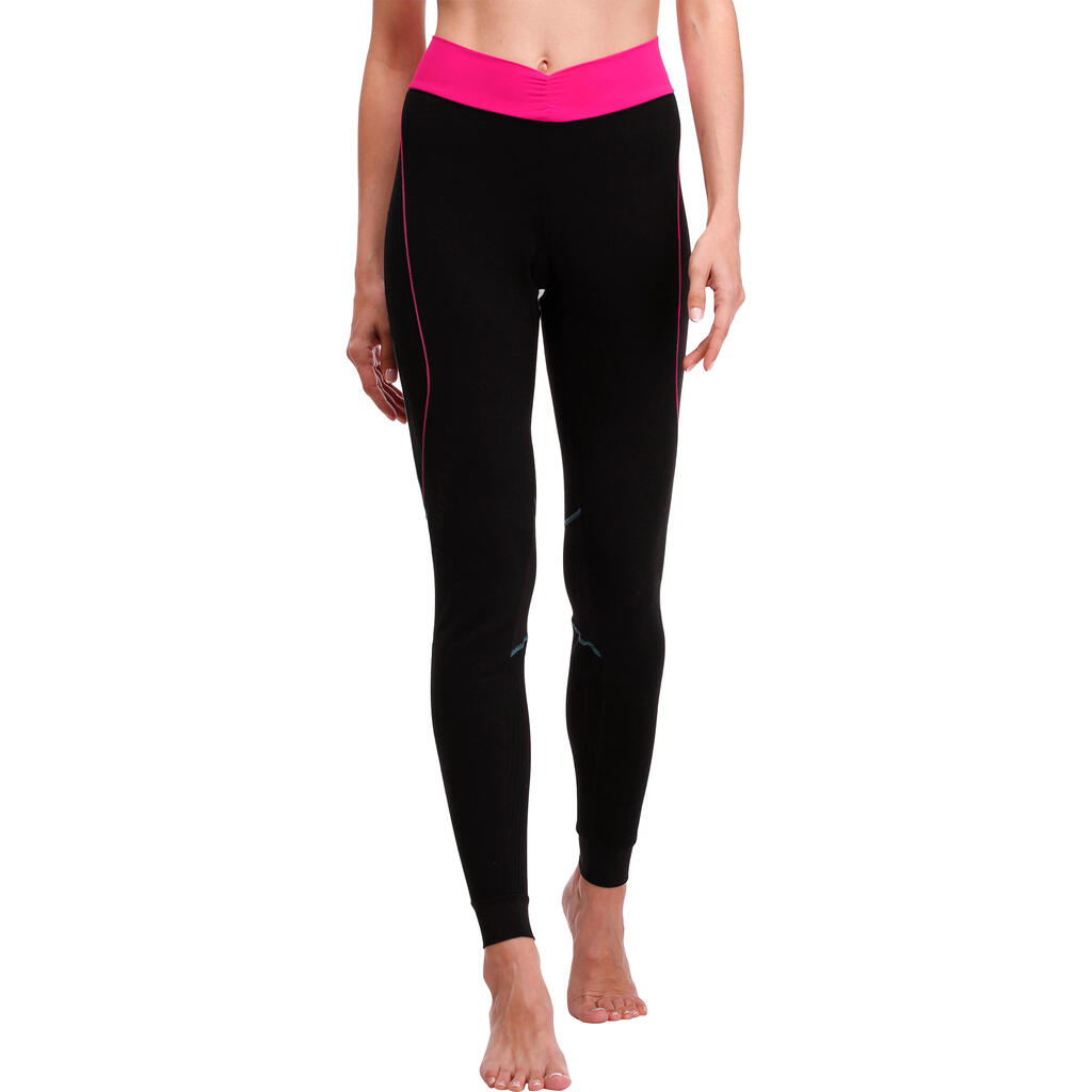 Skiunterwäsche Skihose XWarm Damen schwarz blau 