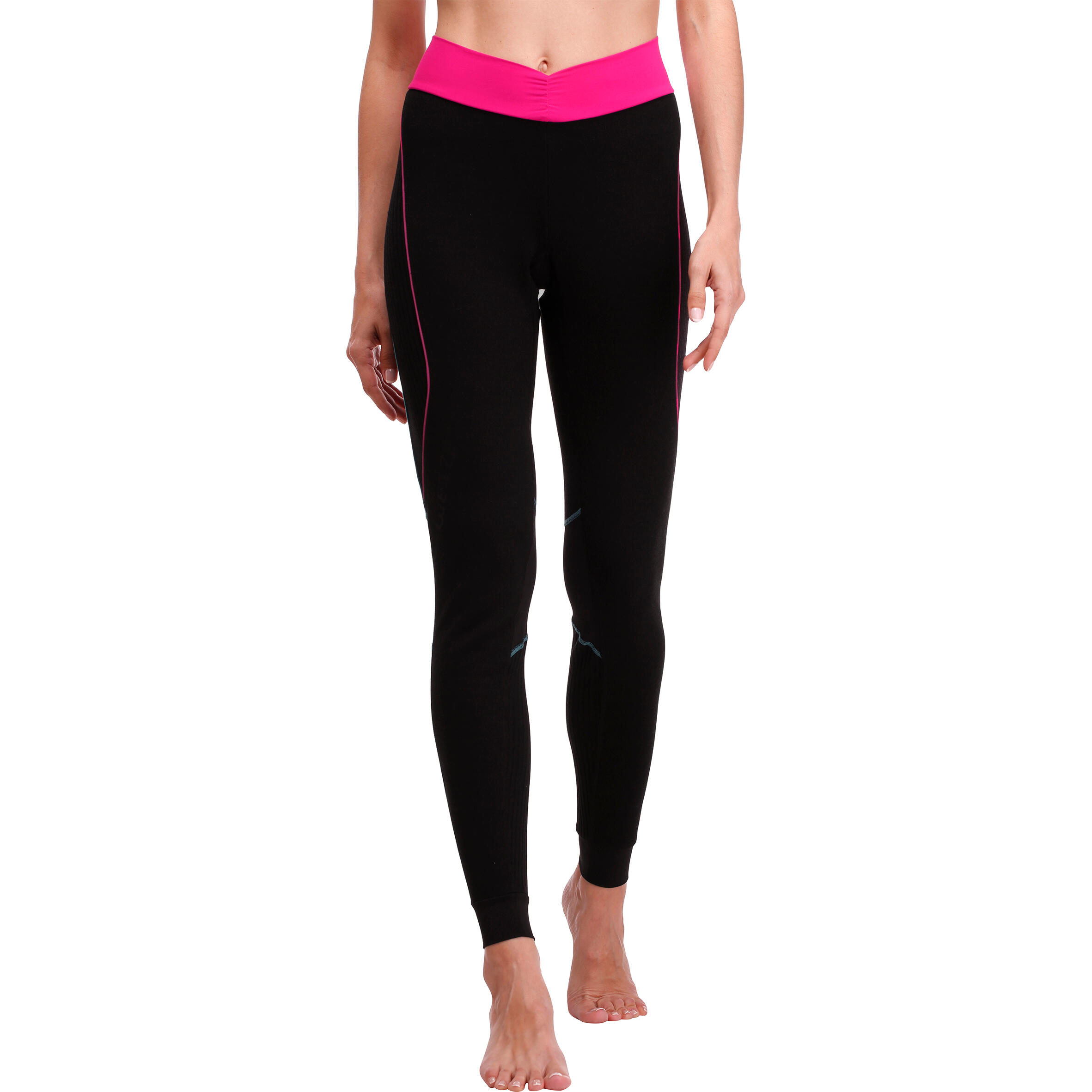 XWarm Ski Base Layer Trousers - Black Blue 2/8