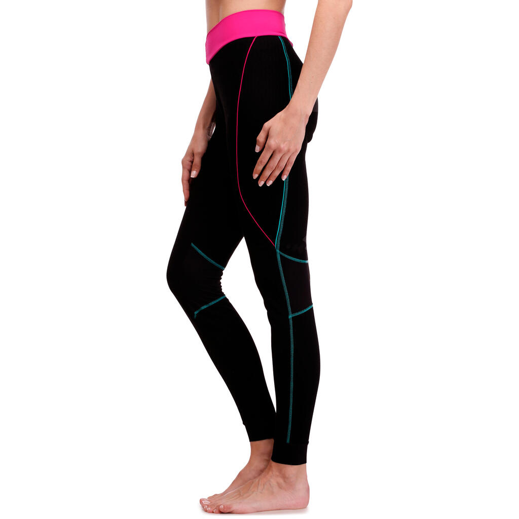 Skiunterwäsche Skihose XWarm Damen schwarz blau 