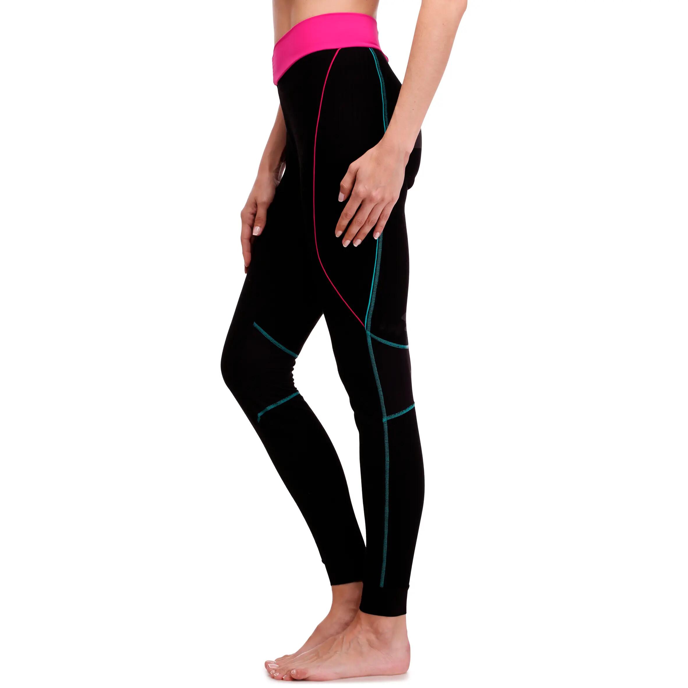XWarm Ski Base Layer Trousers - Black Blue 5/8