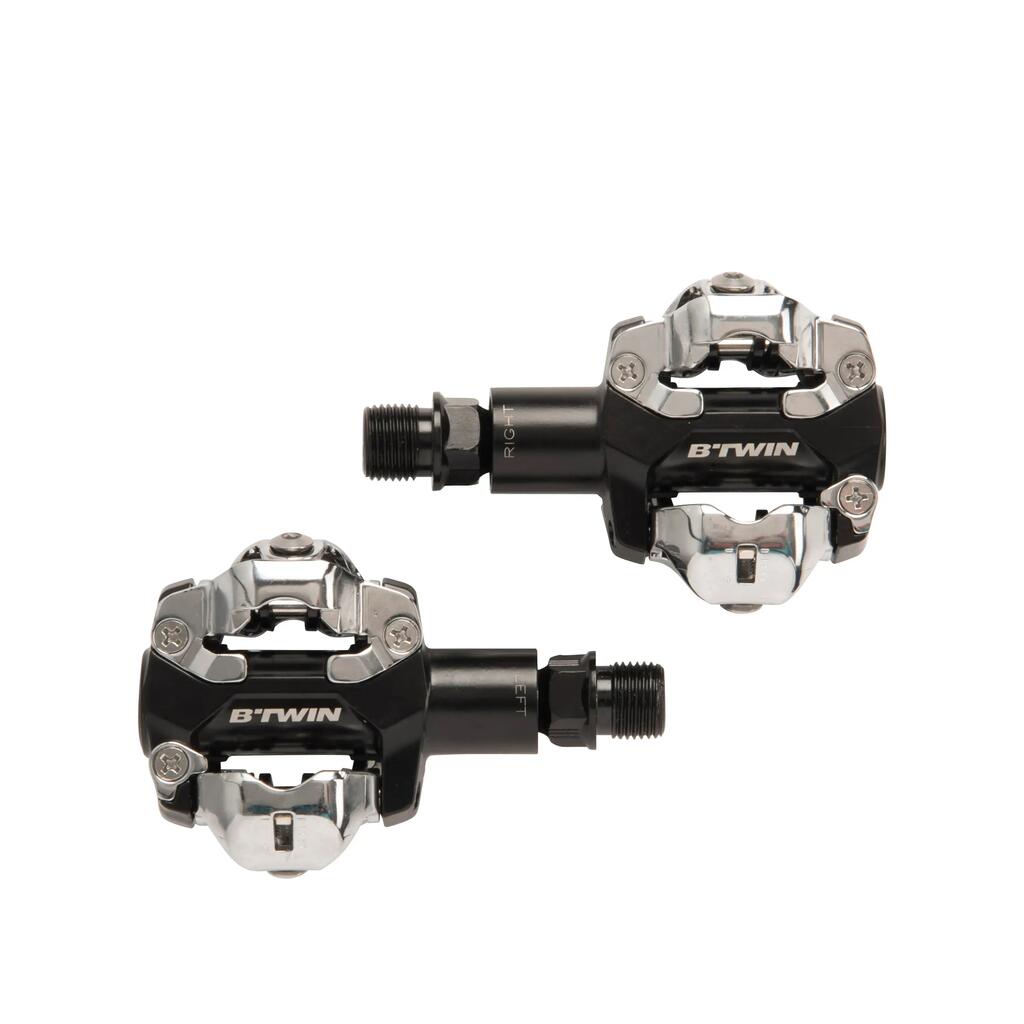 Clipless Mountain Bike Pedals 520 - Black