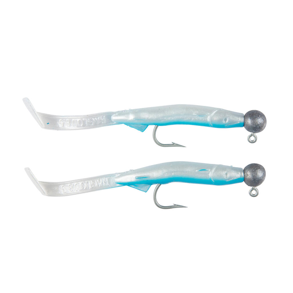 Δόλωμα Raglou spid 8.5cm γκρι x2 για ψάρεμα στη θάλασσα