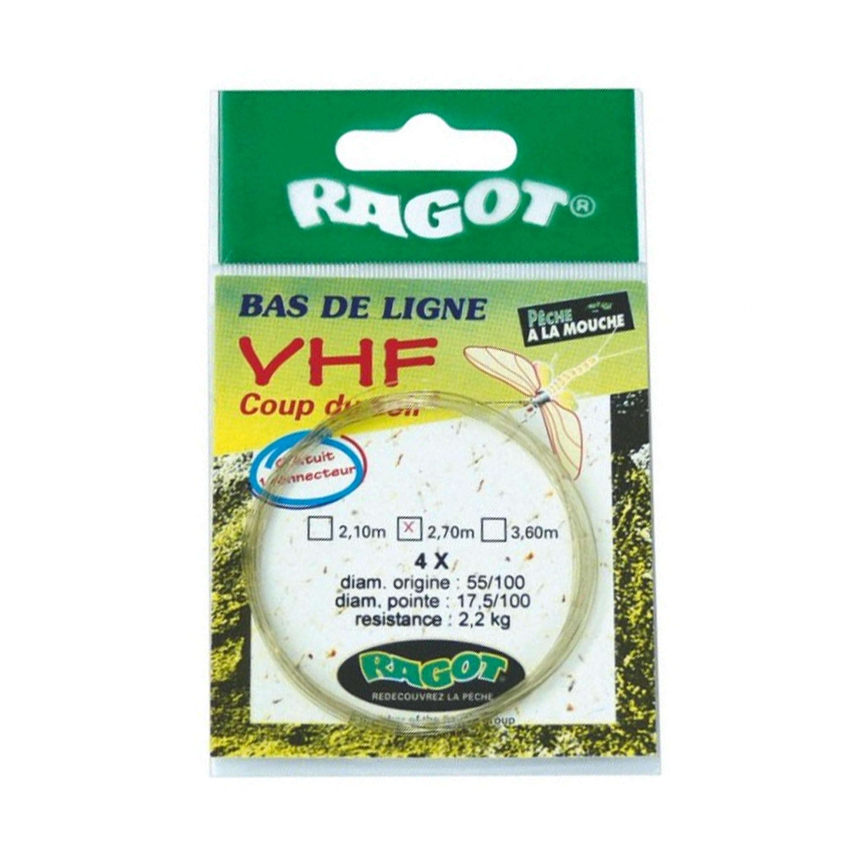 RAGOT PESCA CON MOSCA BAJO DE LÍNEA COUP DU SOIR 