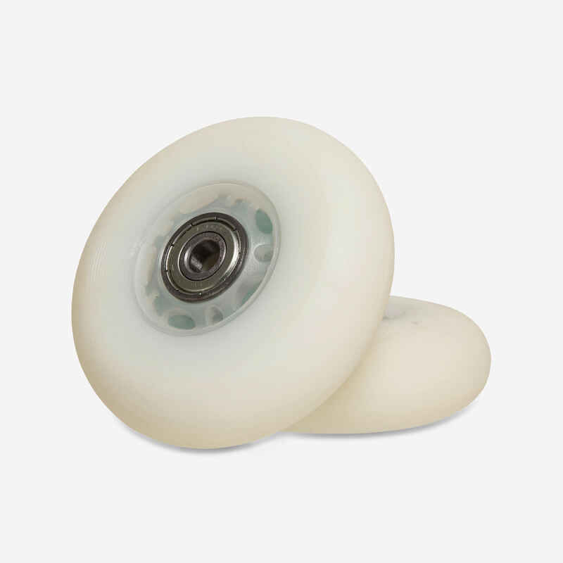 Inliner-Leuchtrollen 80 mm 82A mit Kugellagern leuchtend 2er-Set