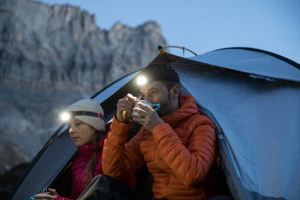 les joie du trek en montagne, dormir sous la tente en bivouac les joie du trek en montagne, dormir sous la tente en bivouac