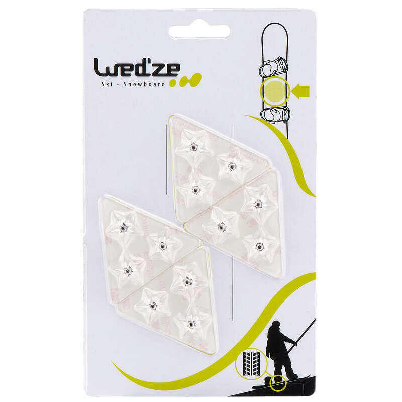WEDZE Nonslip adhesive pads for snowboard boards Decathlon