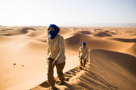 Desert Trekking Anti-UV Gloves DESERT 900 BROWN