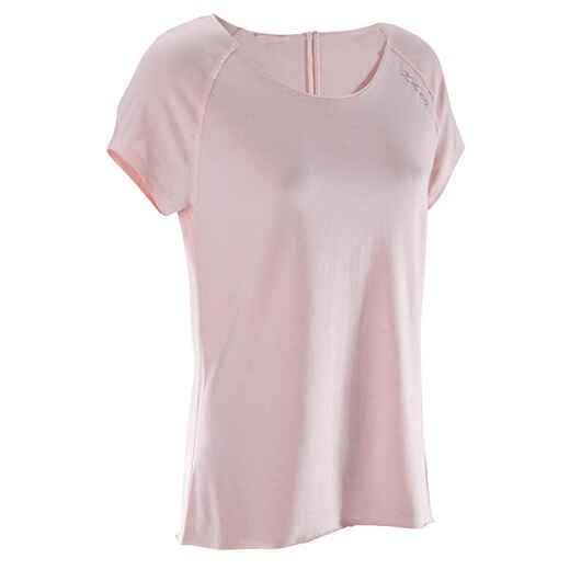 
      Women's Gentle Yoga Organic Cotton T-Shirt - Pink
  