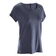 Women's Organic Cotton Gentle Yoga T-Shirt - Grey