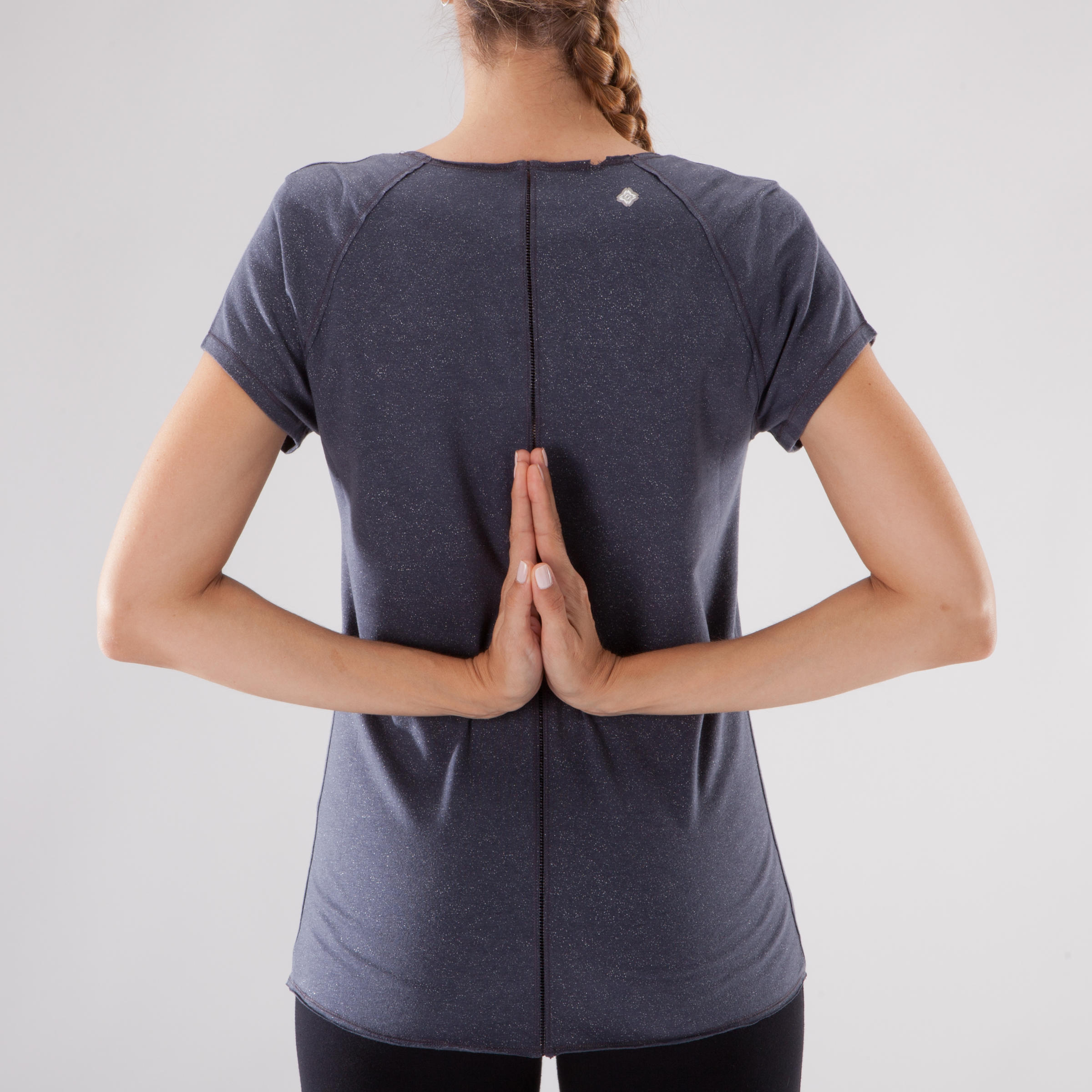 

Women's Organic Cotton Gentle Yoga T-Shirt - Grey