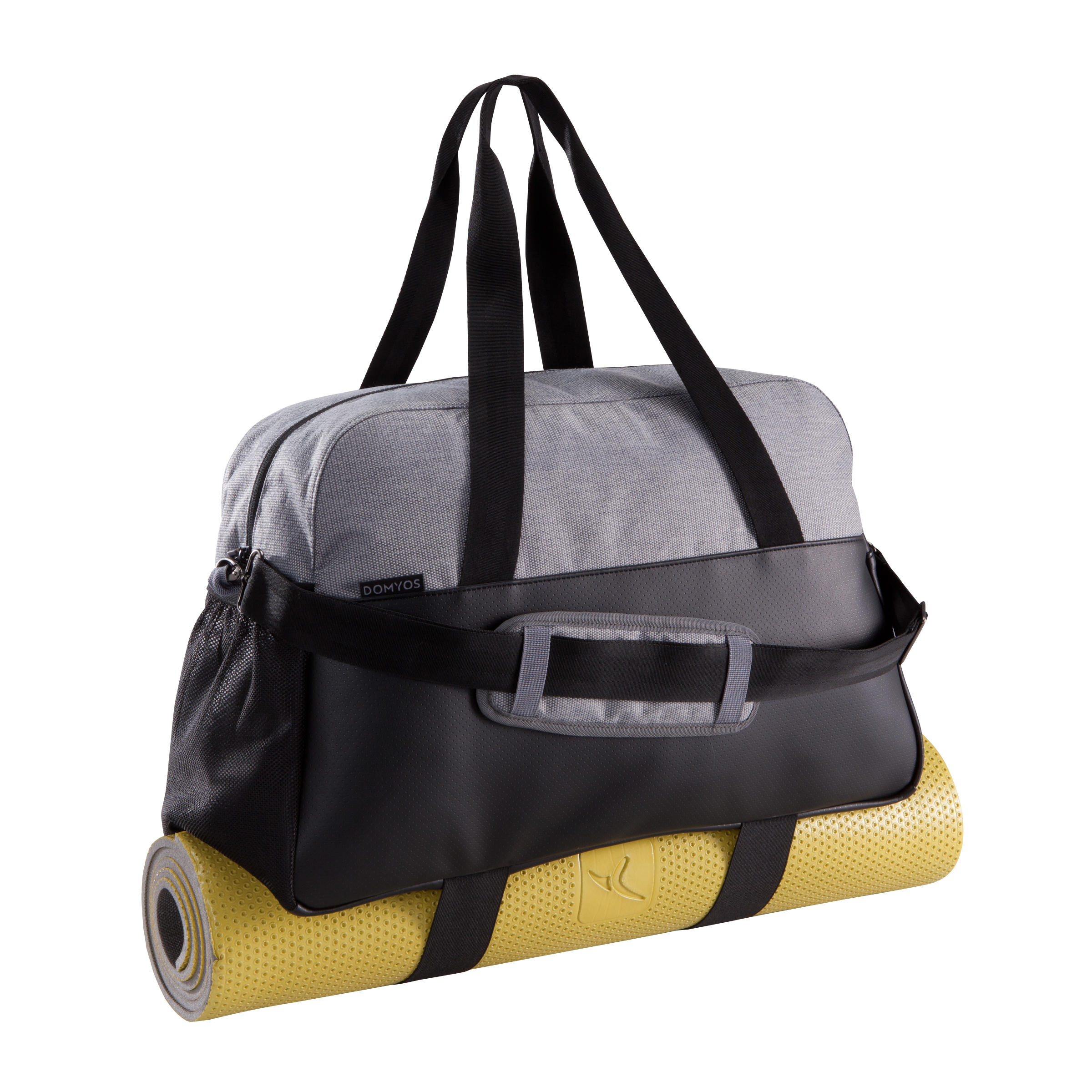 

Fitness Duffle Bag 30L - Grey/Black -  By DOMYOS | Decathlon, Black/grey