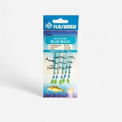 Bas de ligne Blue mac 5 hameçons 1/0 vert pêche en mer
