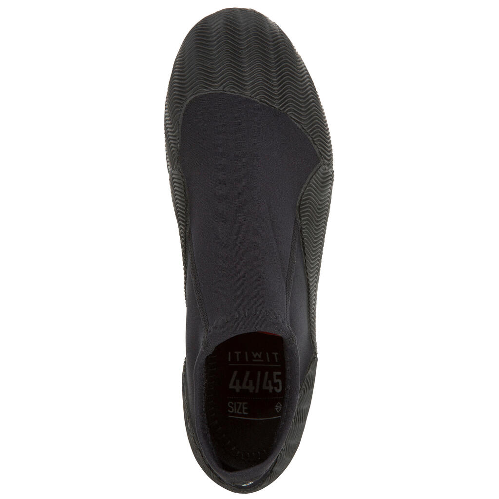 Zapatos en neopreno de 1,5 MM Itiwit negro