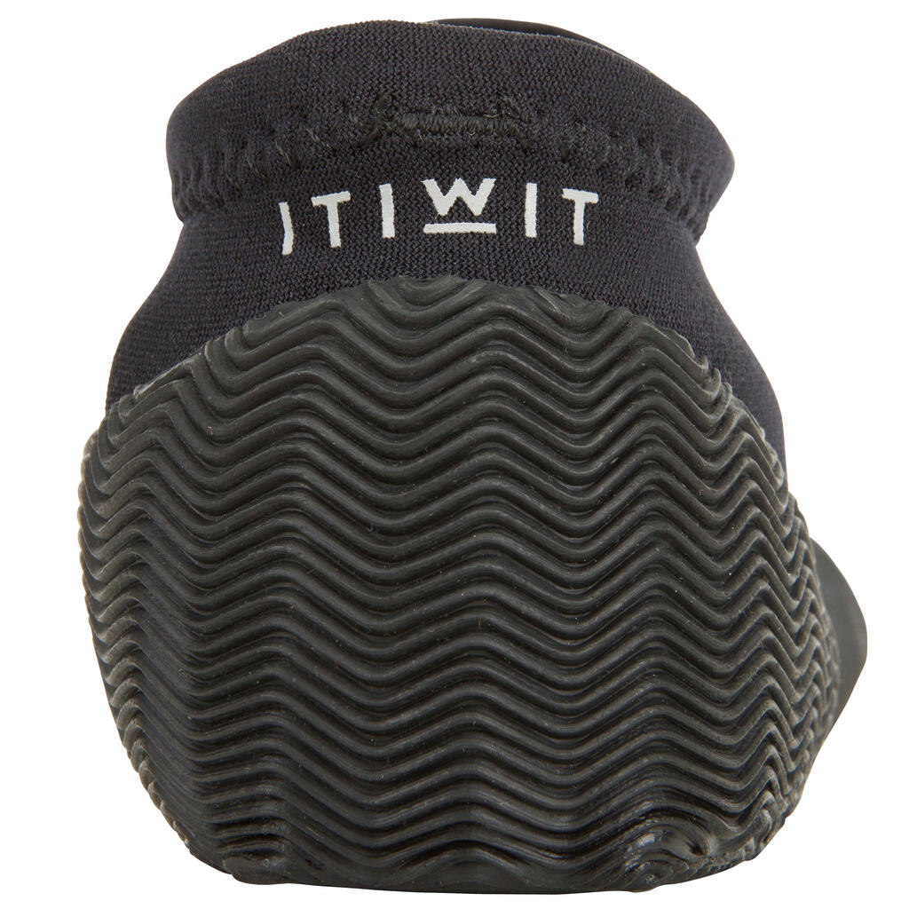 Zapatos en neopreno de 1,5 MM Itiwit negro