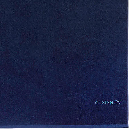 Serviette de plage 145 x 85 cm - bleu foncé