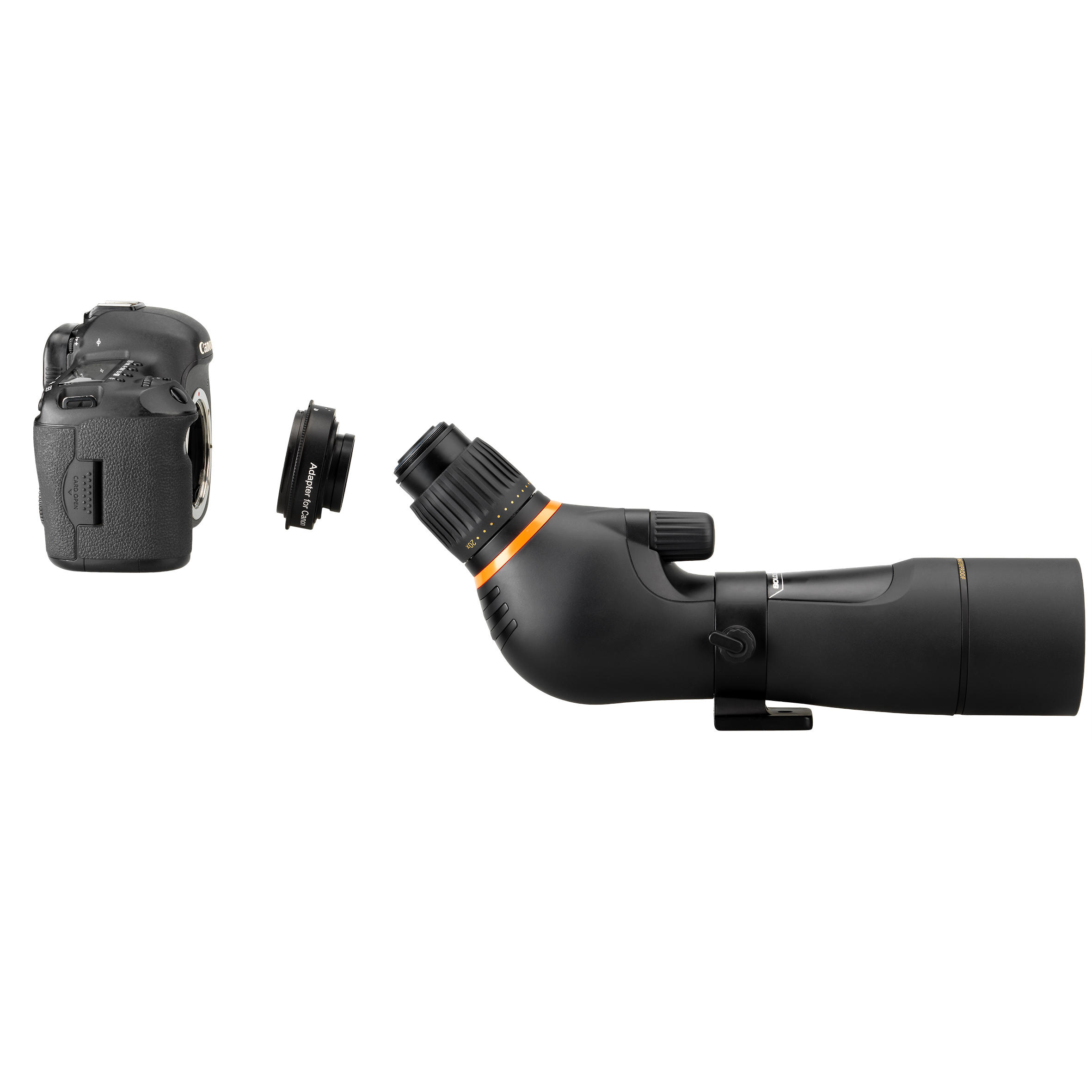 Adaptador de fotografía para caja reflex Canon 2/6