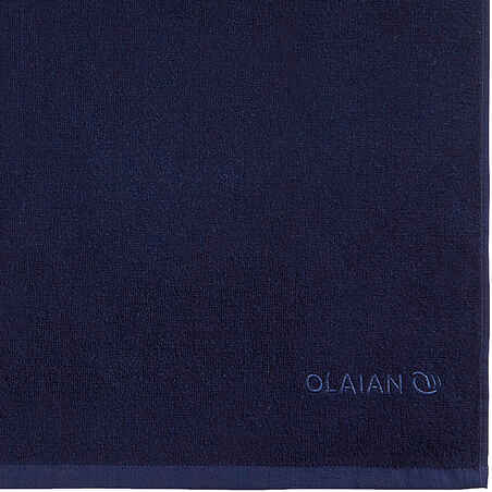 Toalla Playa Surf  Olaian Basic S Azul Oscuro 90 x 50 cm Algodón