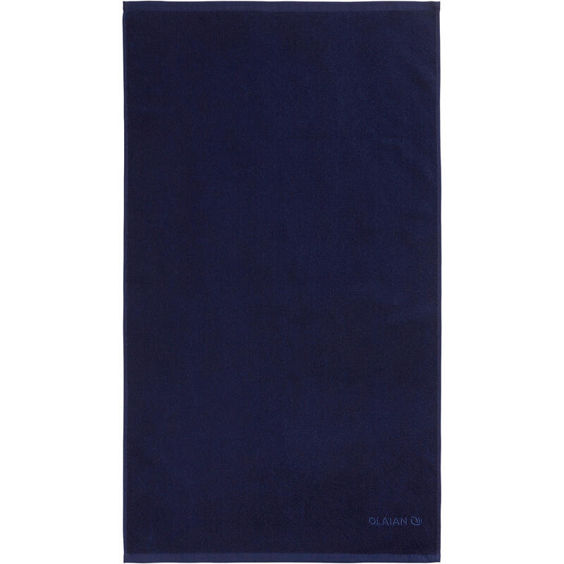 Strandhandtuch 90 × 50 cm dunkelblau