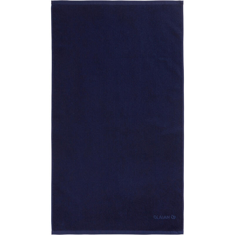 Toalla Playa Surf Olaian Basic S Azul Oscuro 90 x 50 cm Algodón