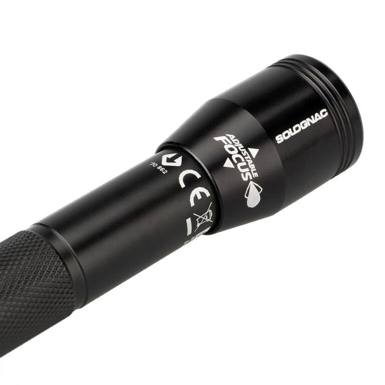 Senter/Hunting Torch 100 Lumens Zoom - Hitam