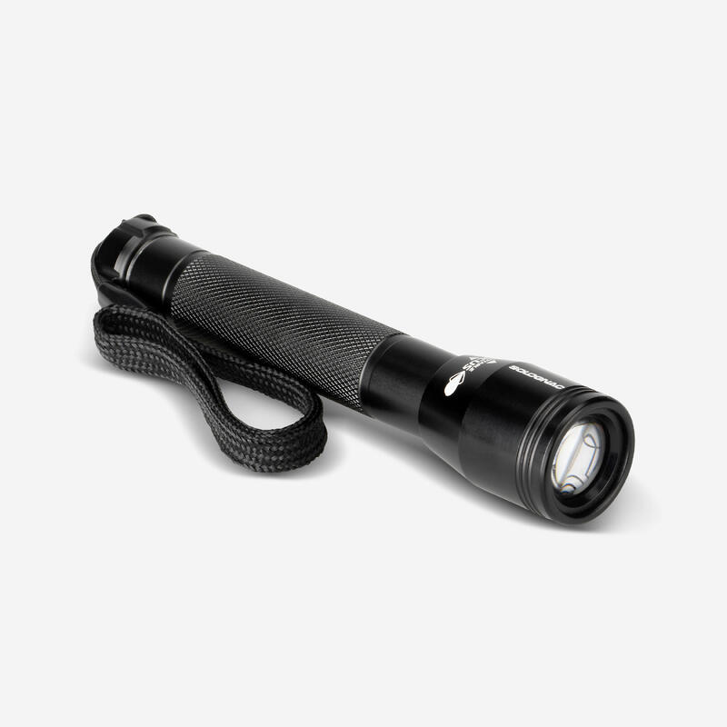 Hunting Torch 100 Lumens Zoom Black Decathlon