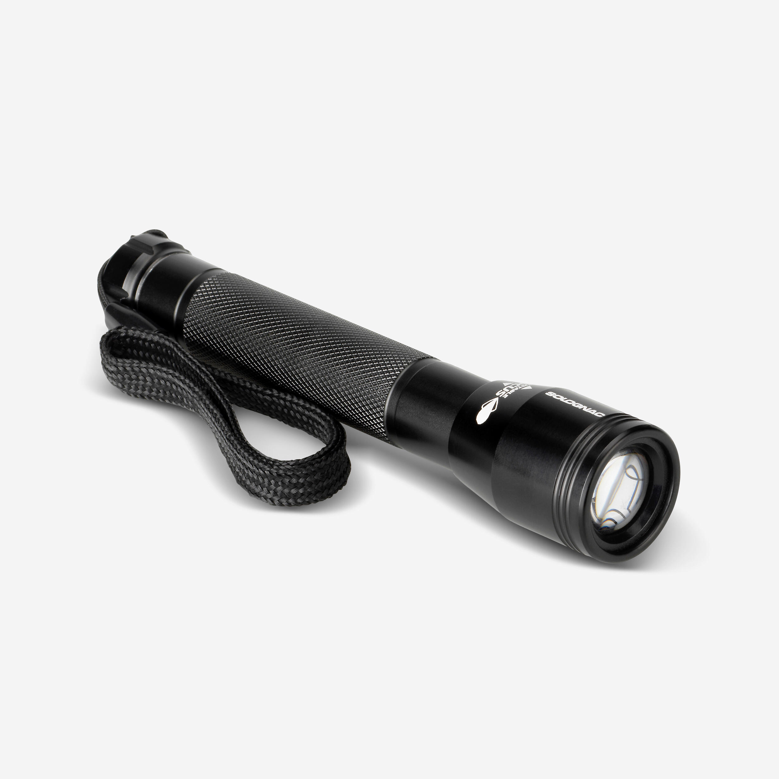 SOLOGNAC Zaklamp voor de jacht 100 lumen zoom zwart