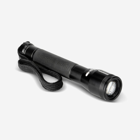 Jagd-Taschenlampe Zoom 100 Lumen schwarz