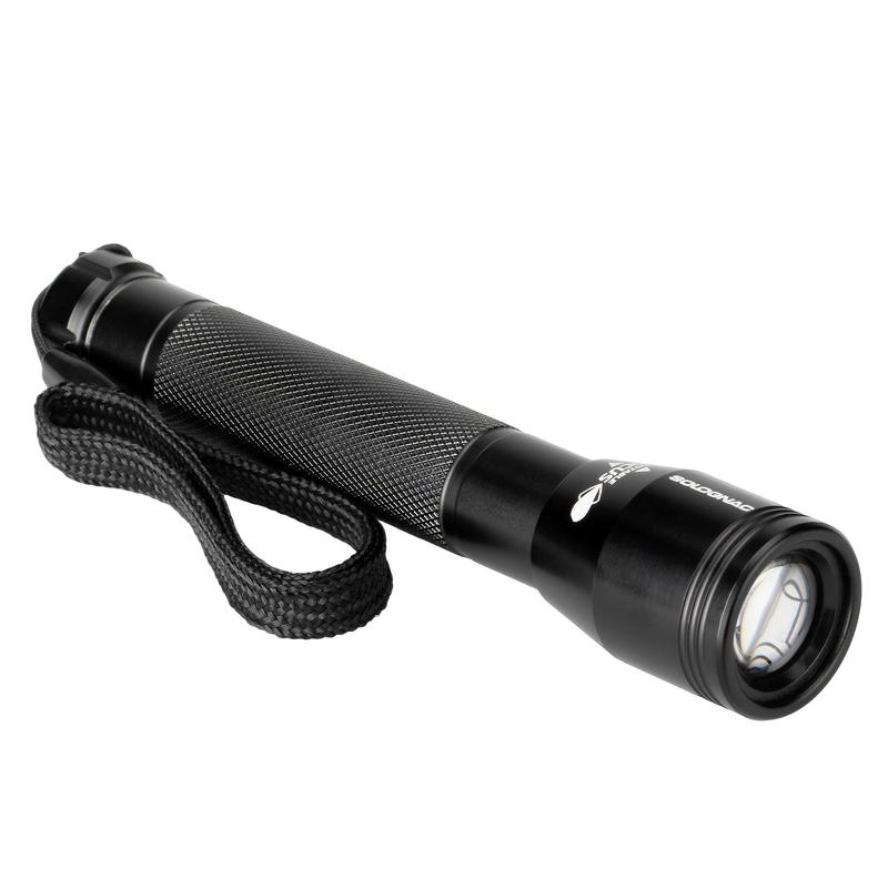 Jagd-Taschenlampe 100 Lumen Zoom schwarz