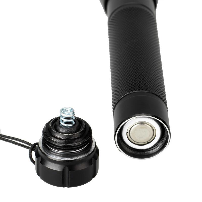 Zaklamp voor de jacht 100 lumen zoom zwart