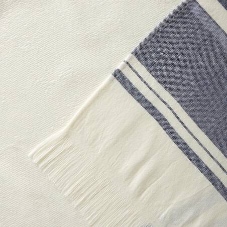 Towel FOUTA 170 x 100 cm Avorio Navy