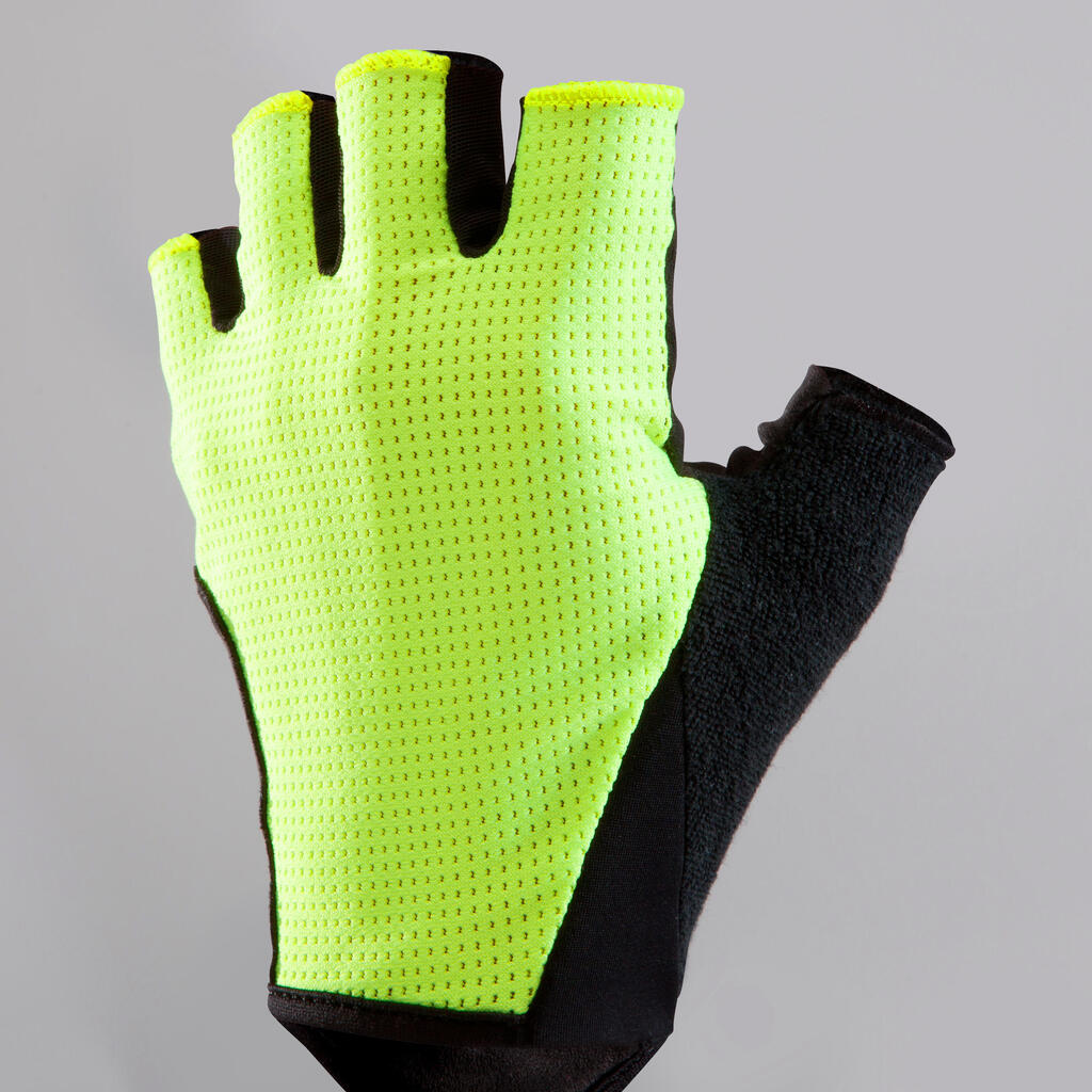Fahrradhandschuhe Rennrad 500 schwarz