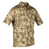 Beige Island camouflage hunting short-sleeved shirt