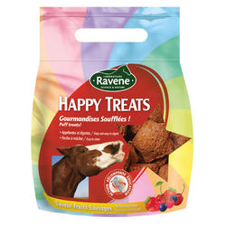 Friandises équitation cheval et poney HAPPY TREATS fruits rouges - 200 gr