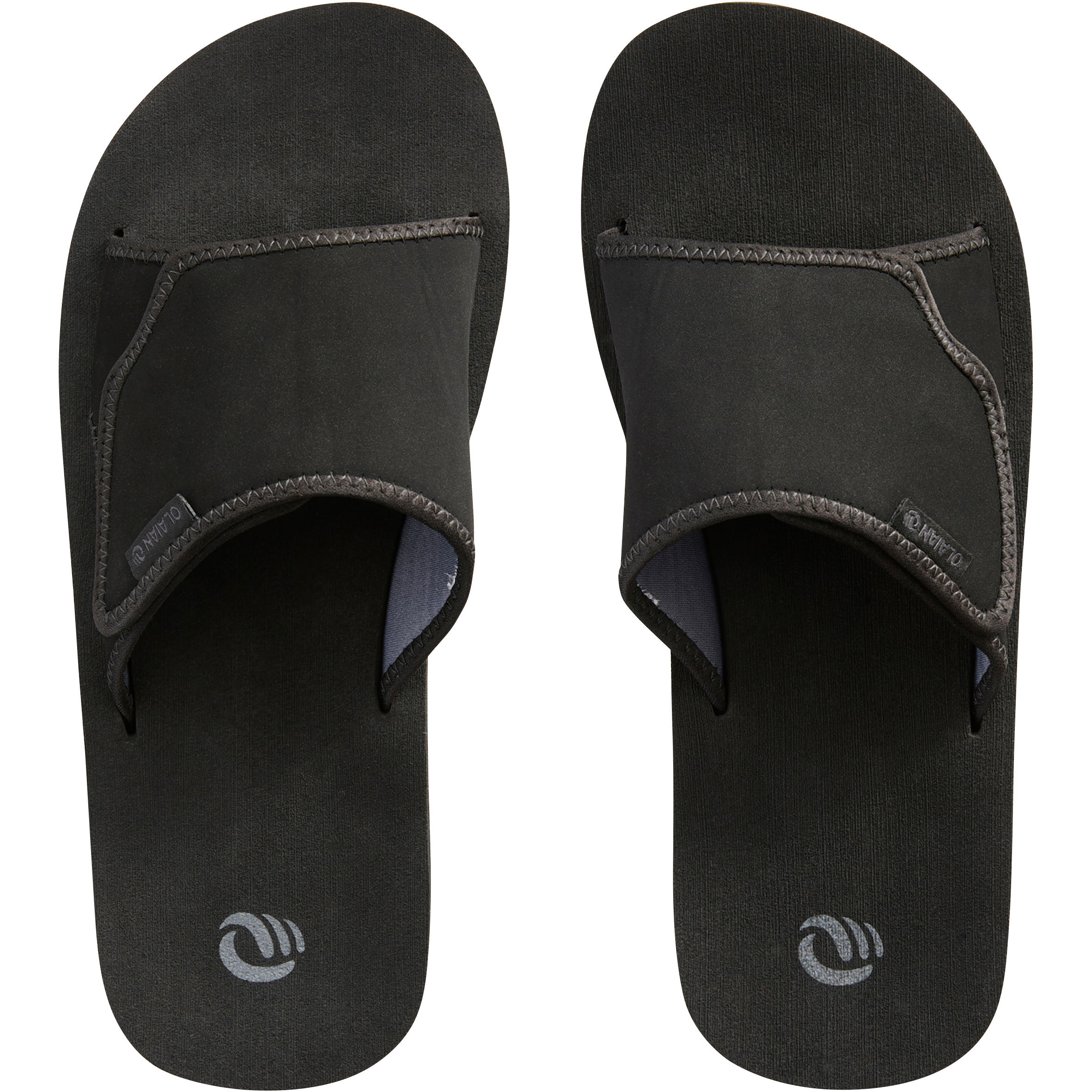 Claquettes Homme 590 noir Decathlon