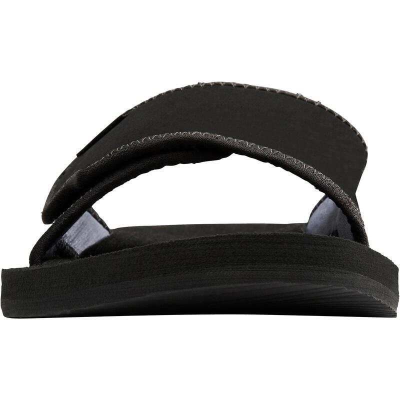 Chanclas Pala Playa Surf Hombre Olaian Negro