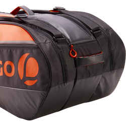 Insulated 12-Racket Tennis Bag XL Pro - Black / Orange Power