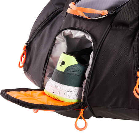 Insulated 12-Racket Tennis Bag XL Pro - Black / Orange Power