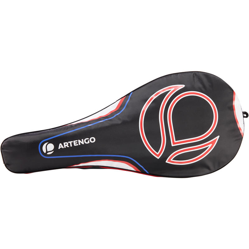 Adult Tennis Racket Sleeve TL700 Black/Red Decathlon