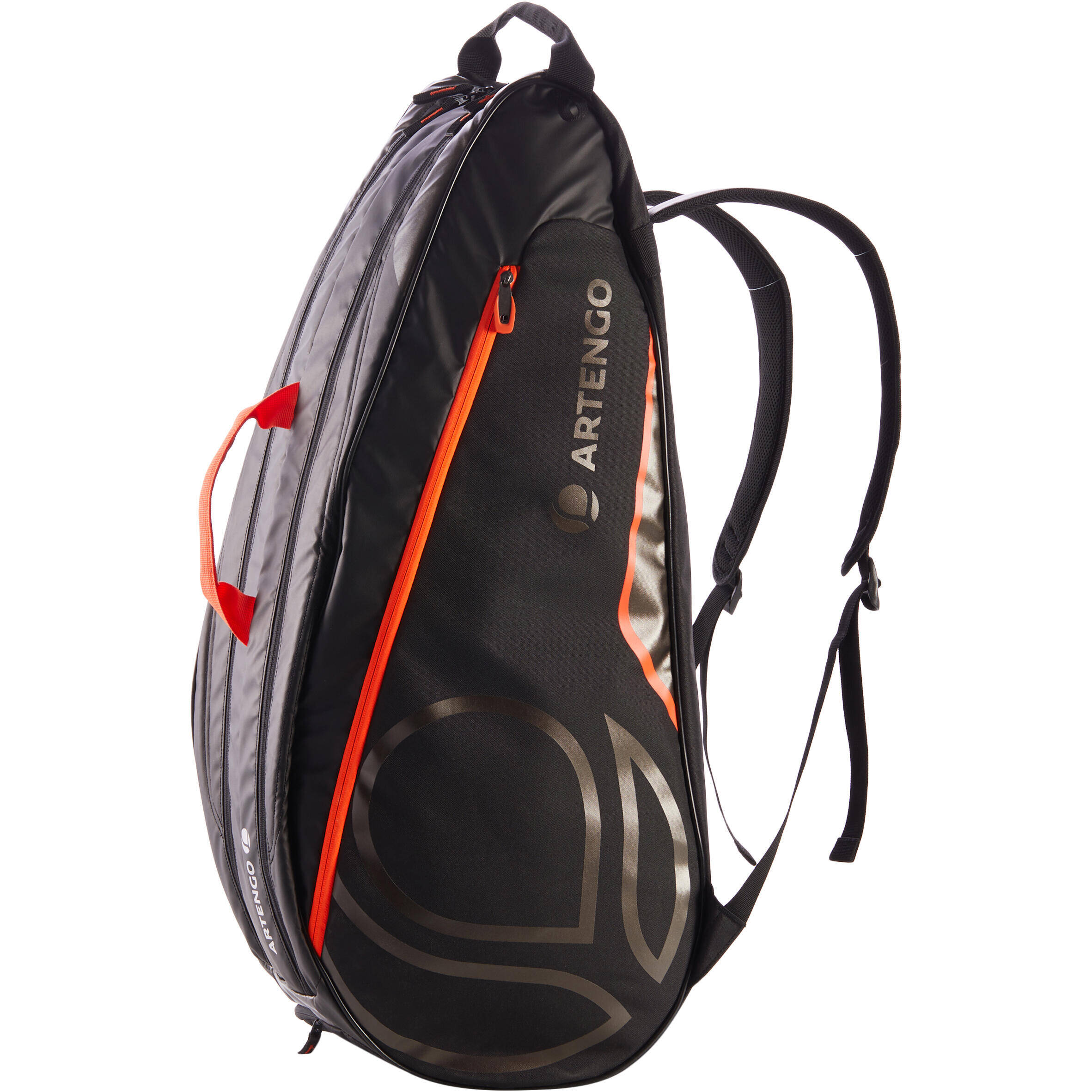 Tennis Bag 530 L - Black/Orange -  4
